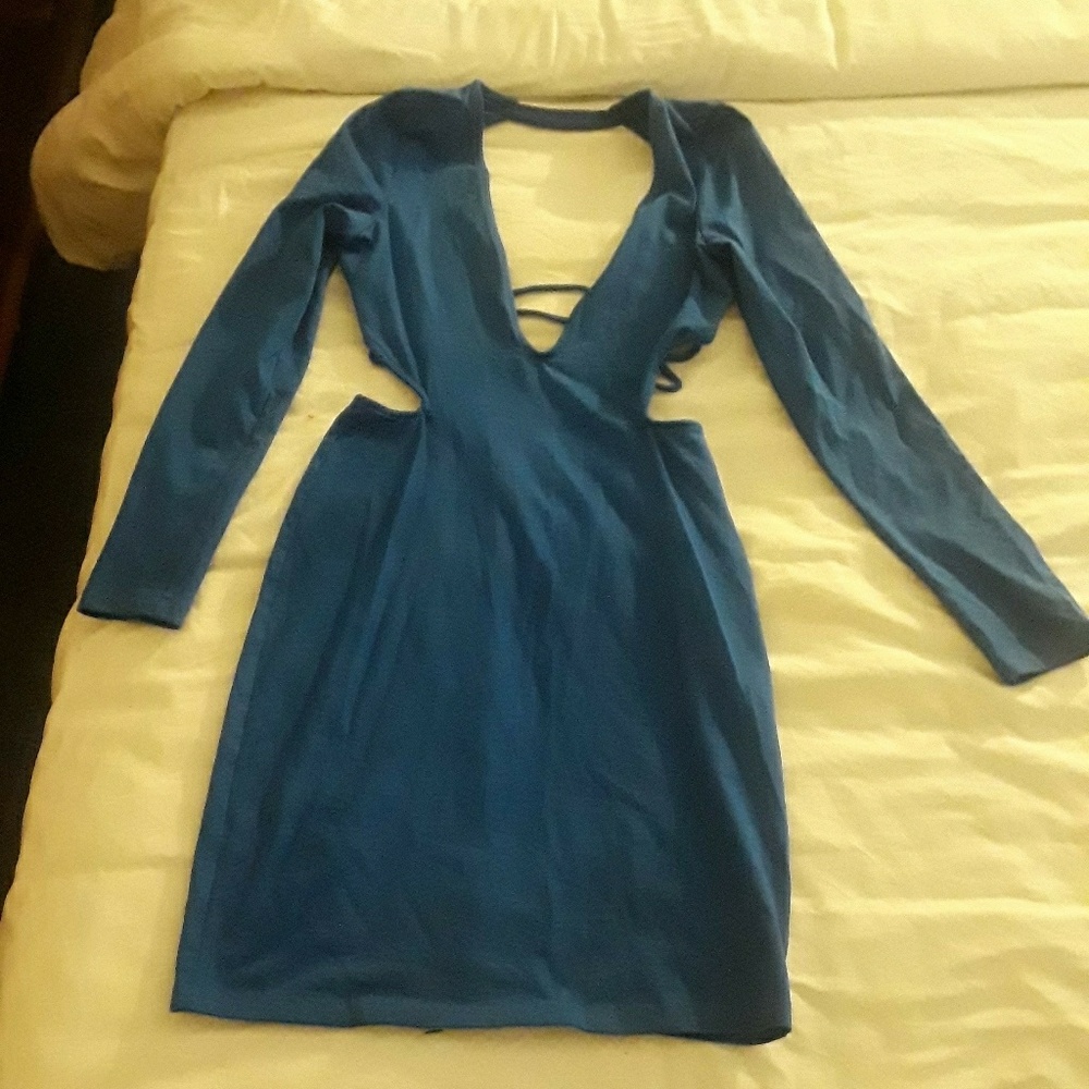 Nasty gal blue dress